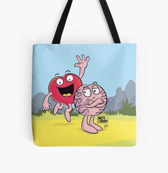 J&B - Duo Top Bolsa estampada de tela