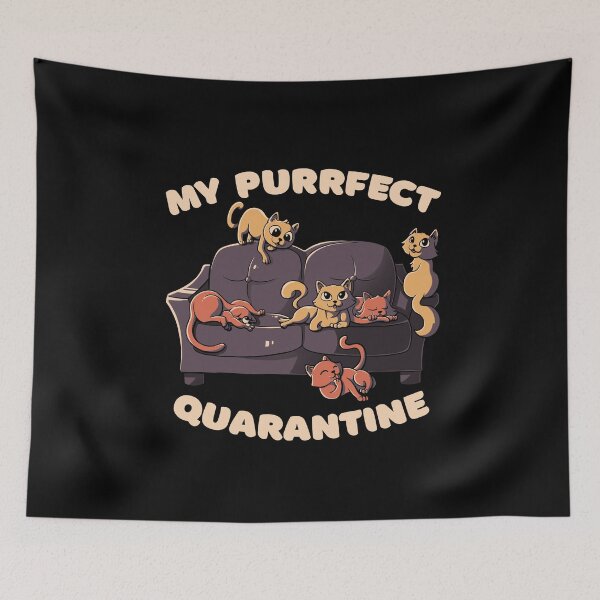 Item preview, Purrfect Quarantine designed and sold by EduEly.