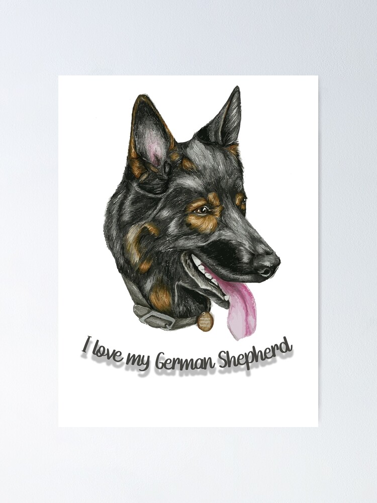 i love my german shepherd