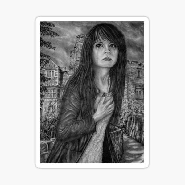 Leaving. Original artwork by Dean Sidwell Sticker