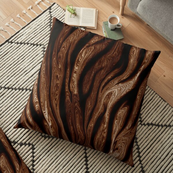 Tiger Print Floor Pillow