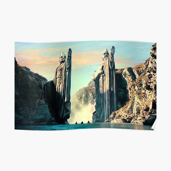 Poster Herr Der Ringe Redbubble