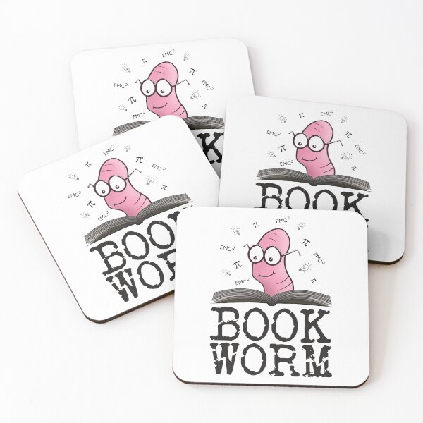 Item preview, Book Lover Cute Book Worm Novelty Gift  designed and sold by T-minus.