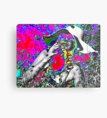 Psychedelic Metal Print