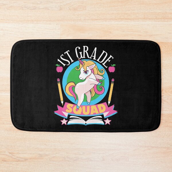 Item preview, 1st Grade Squad Unicorn Funny Girls Elementary School Student designed and sold by Tee Kaboom!.