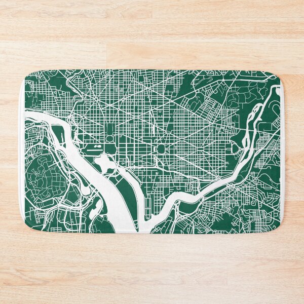 Item preview, Washington DC Map Art  designed and sold by CartoCreative.