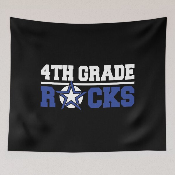 Item preview, 4th Grade Rocks Funny Boys Elementary School Student designed and sold by Tee Kaboom!.