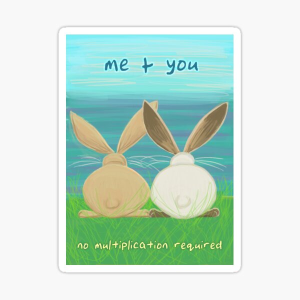 No Multiplication Required Sticker