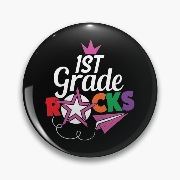 Item preview, 1st Grade Rocks Funny Girls Elementary School Student designed and sold by Tee Kaboom!.