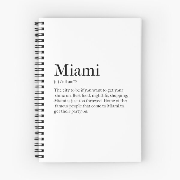 Item preview, Miami Definition designed and sold by tastifydesigns.