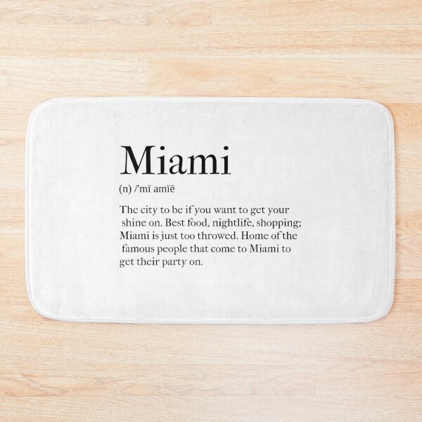 Item preview, Miami Definition designed and sold by tastifydesigns.