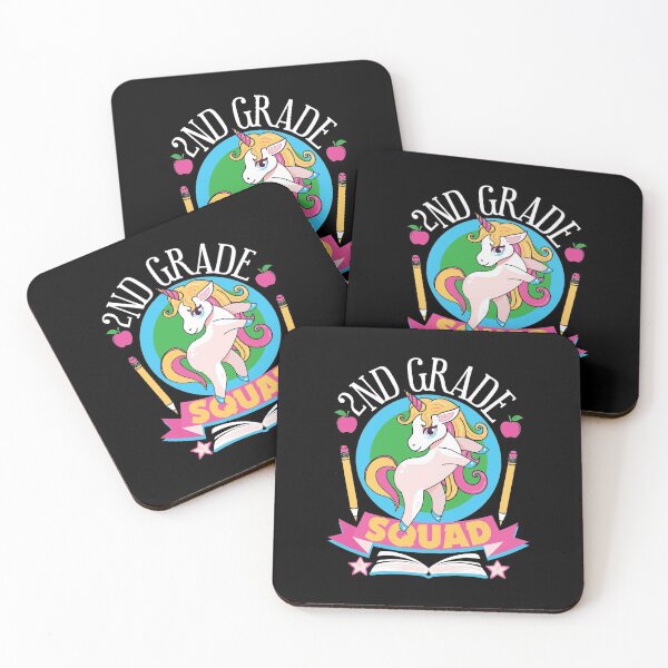 Item preview, 2nd Grade Squad Unicorn Funny Girls Elementary School Student designed and sold by Tee Kaboom!.