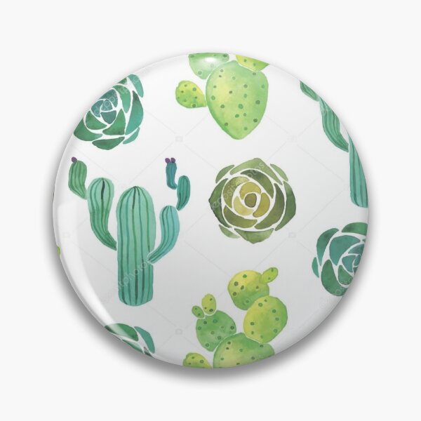 Item preview, Watercolor cactus pandemic mask designed and sold by p0pculture3.