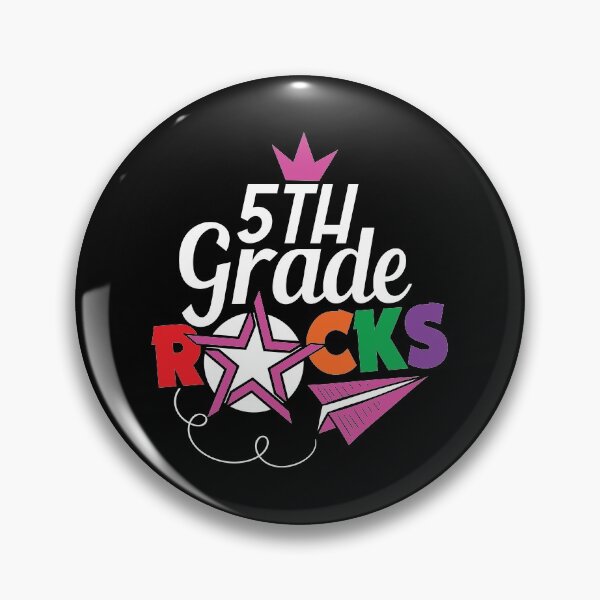 Item preview, 5th Grade Rocks Funny Girls Elementary School Student designed and sold by Tee Kaboom!.