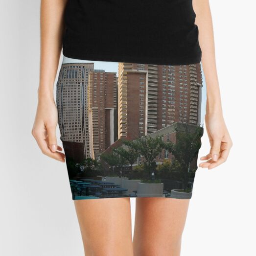 Tower Block, High-rise building, New York, Manhattan, Downtown  Mini Skirt