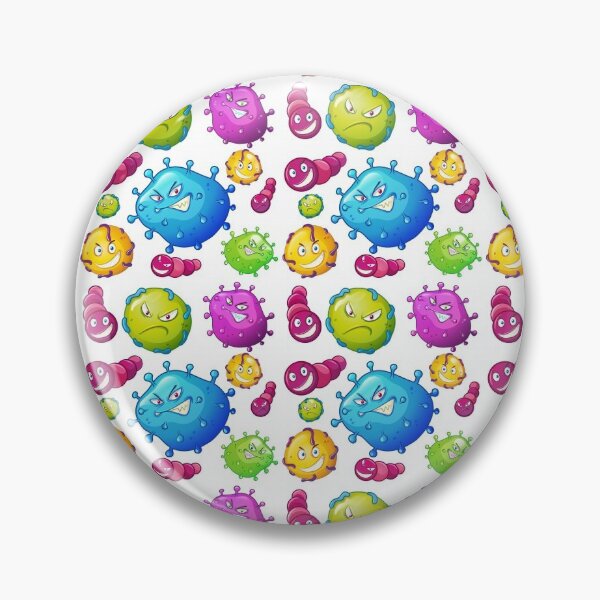 Item preview, Cartoon germ pandemic mask  designed and sold by p0pculture3.