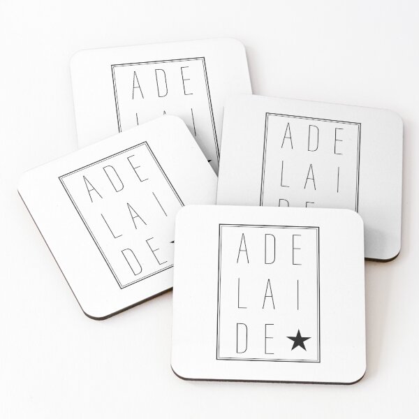 Item preview, Adelaide - Typography Print / Black Text designed and sold by TWPCdesigns.