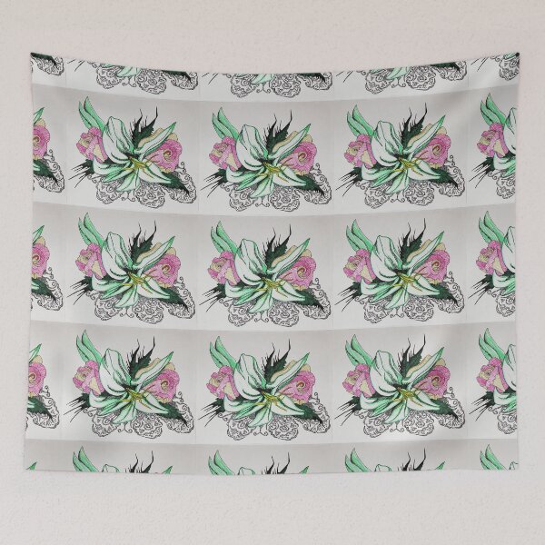 Item preview, Lilies and Lace designed and sold by MiaDonnaArt.