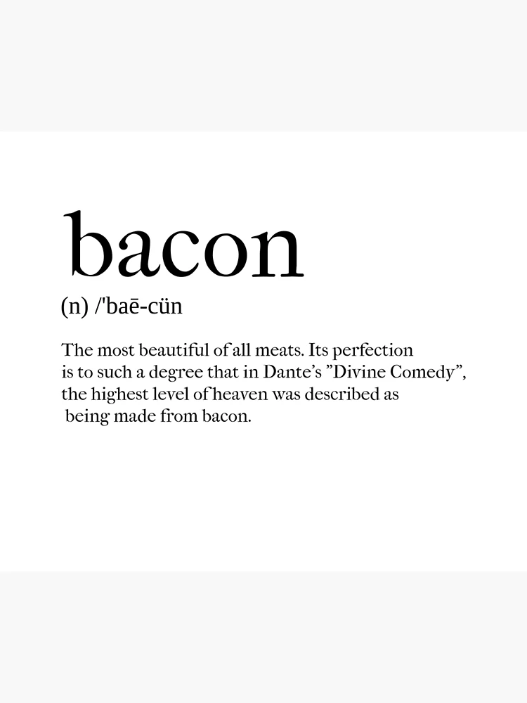 BACON definition and meaning