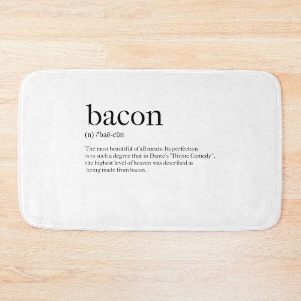 Item preview, bacon definition designed and sold by tastifydesigns.