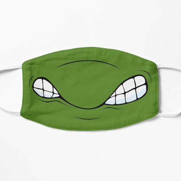 Super Action Turtle Grin Flat Mask