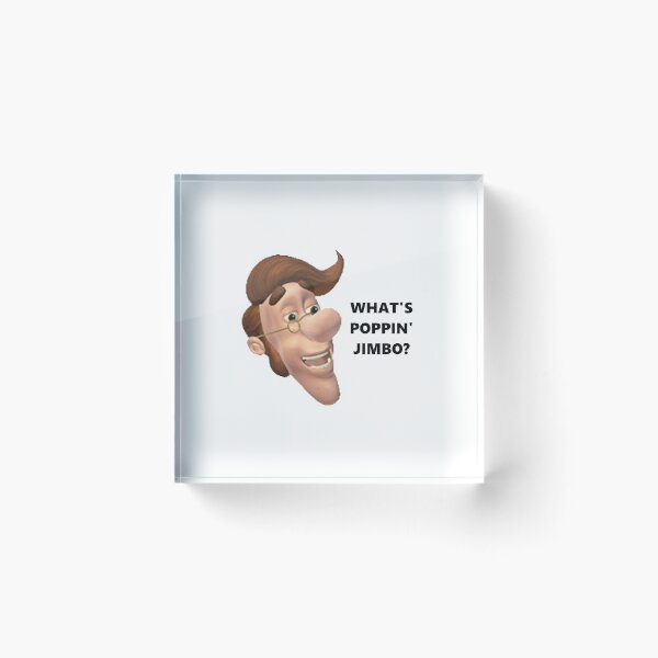 Item preview, What's poppin jimbo meme (Black Lettering) designed and sold by freshmemes.