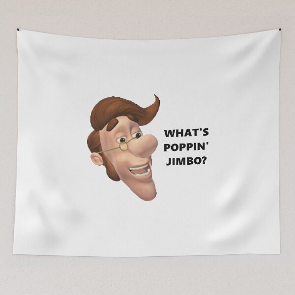 Item preview, What's poppin jimbo meme (Black Lettering) designed and sold by freshmemes.