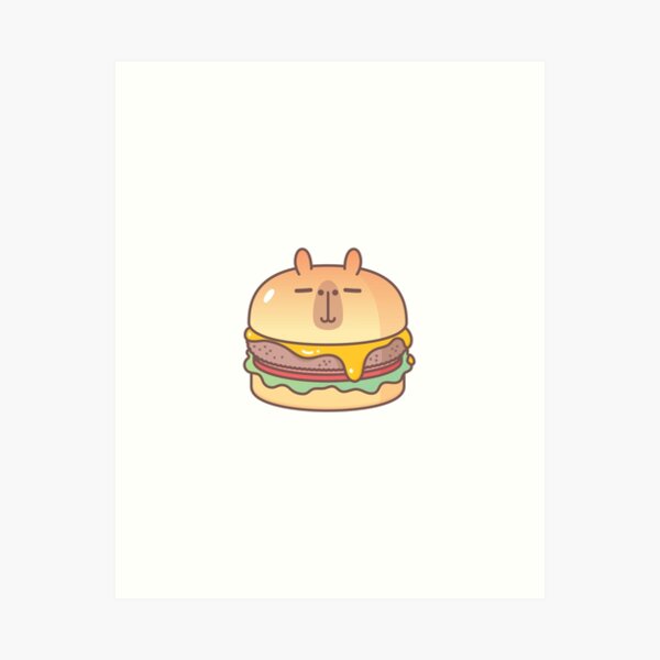Bubu and Moonch, Moonch Burger  Art Print
