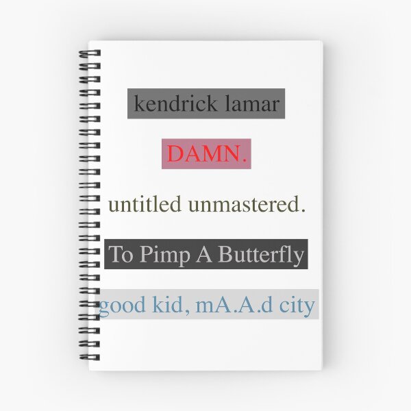 Item preview, kendrick albums in the damn. font designed and sold by SimonNeedham.