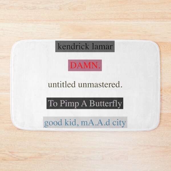 Item preview, kendrick albums in the damn. font designed and sold by SimonNeedham.