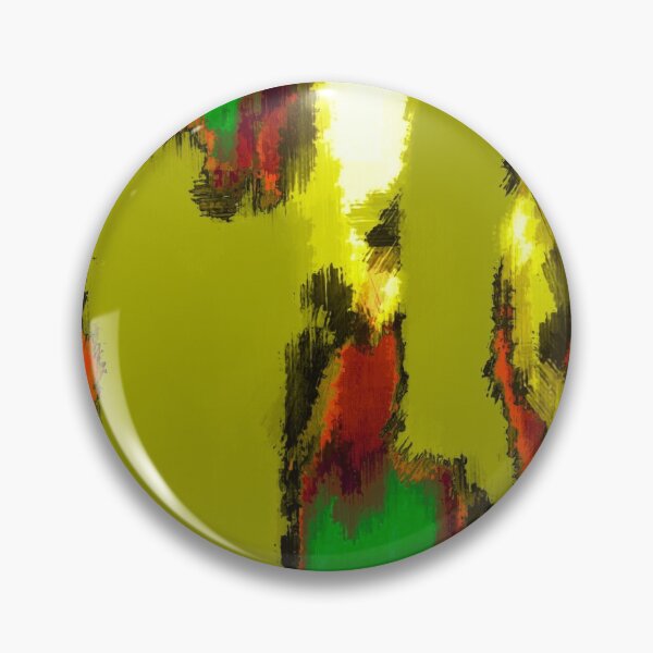 Item preview, green red orange black and yellow painting abstract designed and sold by Mrvell.