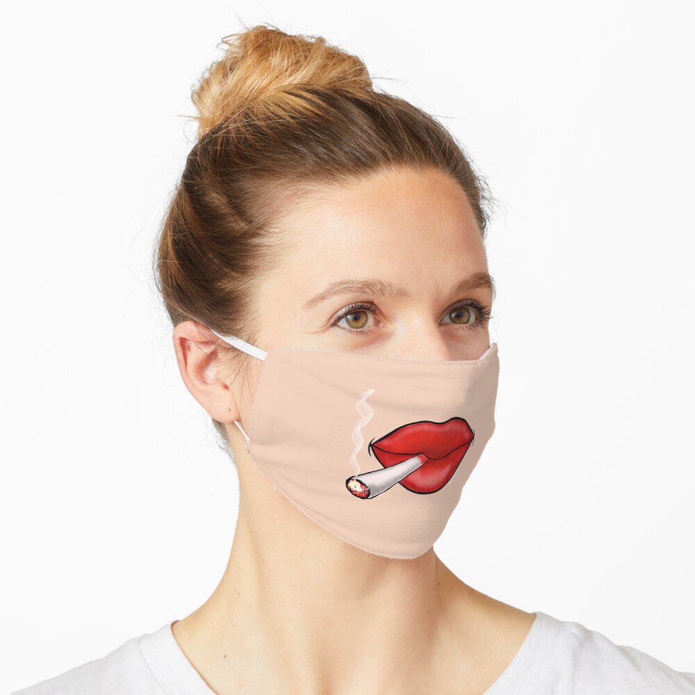 Smoking Hot Red Lips Mask