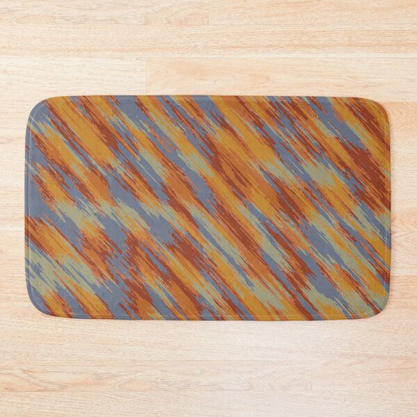 Item preview, orange brown and blue painting texture abstract  designed and sold by Mrvell.