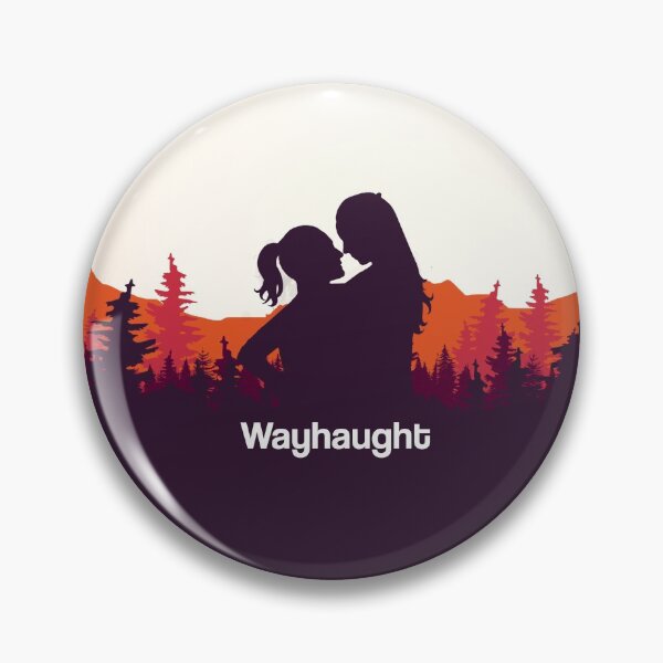 WayHaught Forest Sunset Silhouette Pin