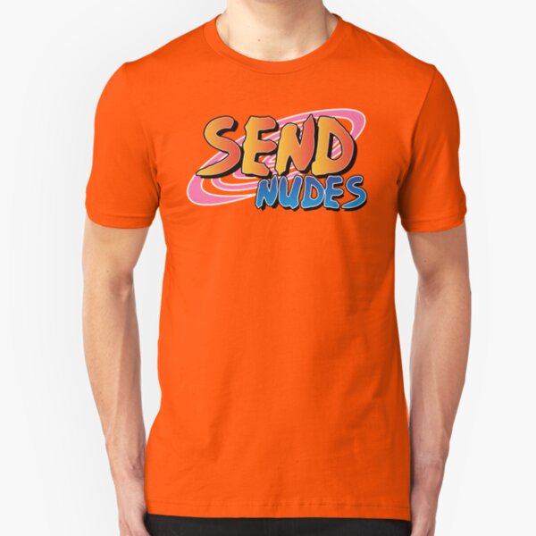 Send Nudes Anime v3 Slim Fit T-Shirt