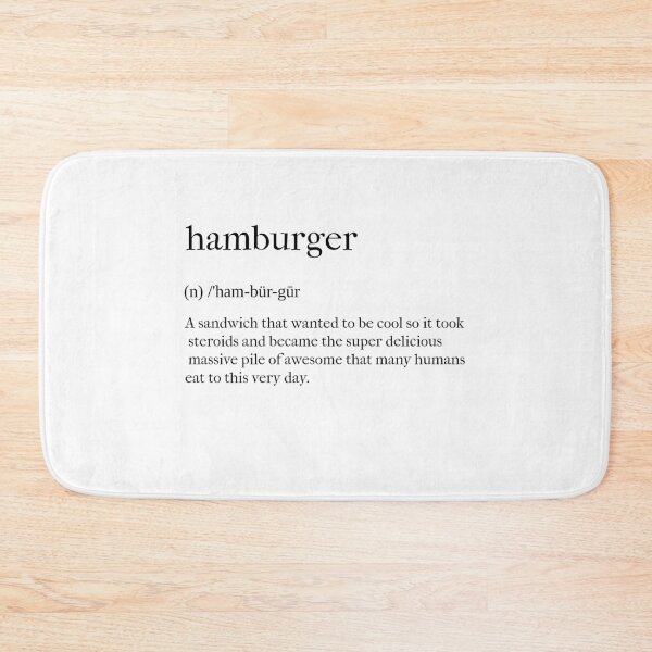 Item preview, Hamburger Definition designed and sold by tastifydesigns.