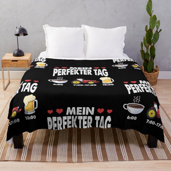Artikelvorschau, Mein perfekter Tag Kaffee Traktor Bier Geschenk entworfen und verkauft von redshirtz.
