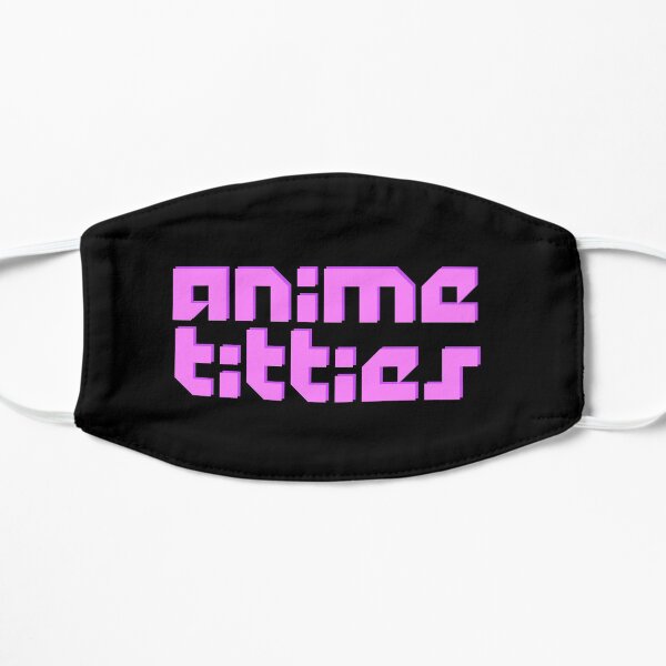 anime titties sticker Mask