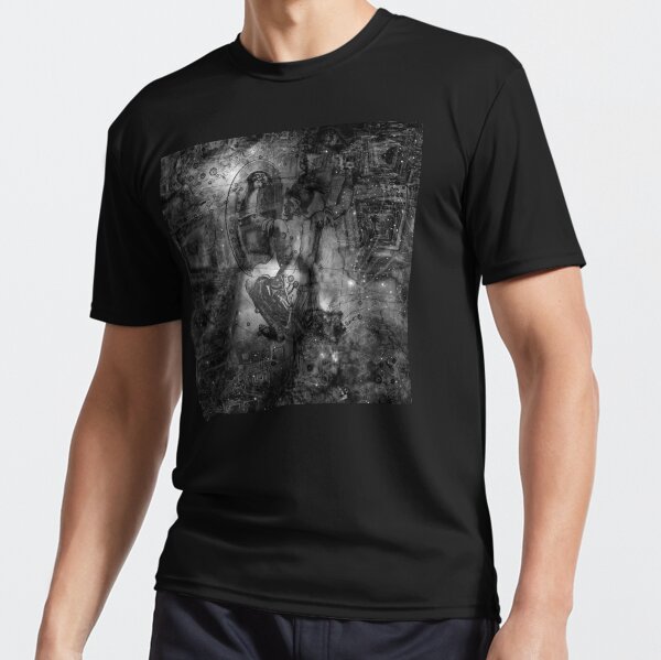 When The Stars Are Right - M78 in Orion (b&w version) Active T-Shirt