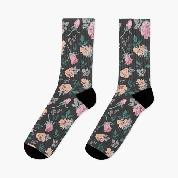 Item preview, Watercolour Roses Dark Background designed and sold by Kova  Rose.