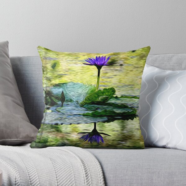 Spring Swirlings 2 Throw Pillow