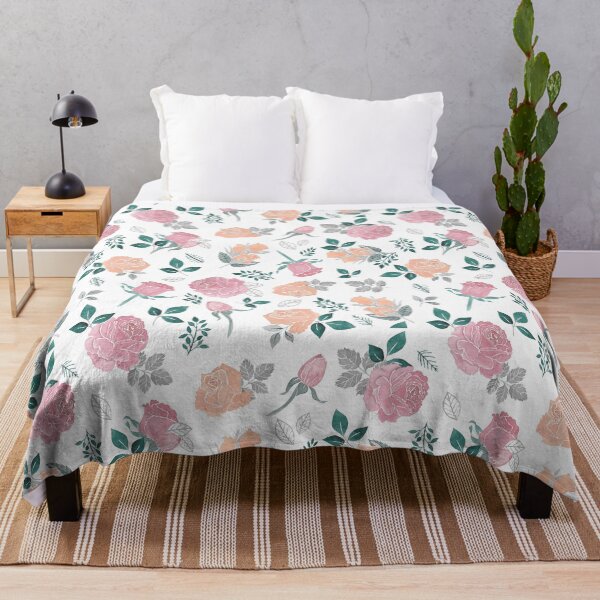 Item preview, Watercolour Roses Pink and Peach designed and sold by Kova Rose.
