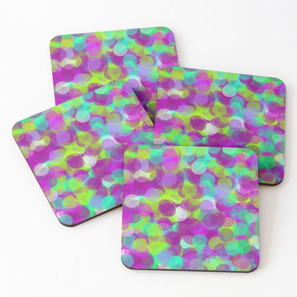 Item preview, purple blue and green circle pattern designed and sold by Mrvell.