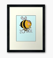 The Zombie Bee Framed Print