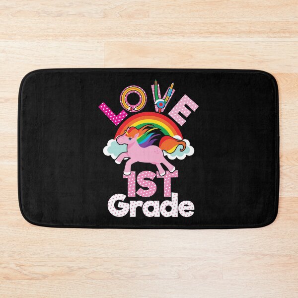 Item preview, Love 1st Grade Unicorn Funny Girls Elementary Student designed and sold by Tee Kaboom!.