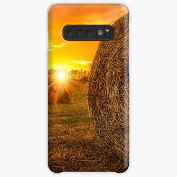 Hay Bale Sunrise Samsung Galaxy Snap Case