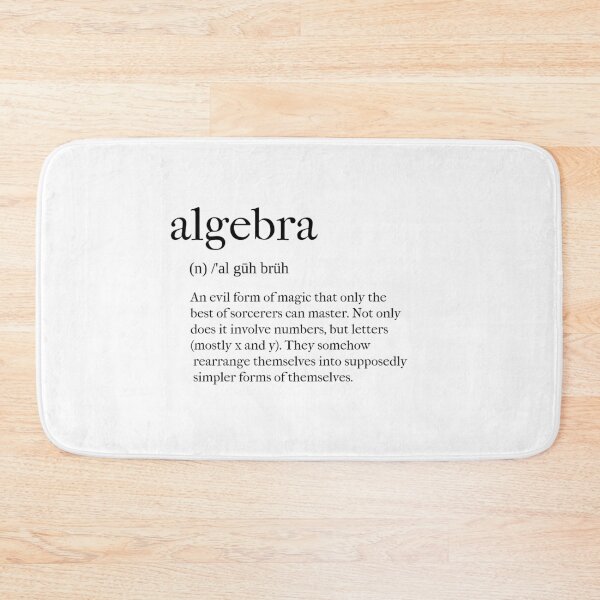 Item preview, algebra definition designed and sold by tastifydesigns.
