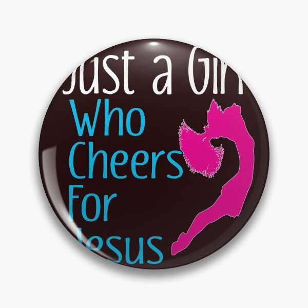 Item preview, Just A Girl Who Cheers for  Jesus Christian Cheerleader Gift designed and sold by LGamble12345.
