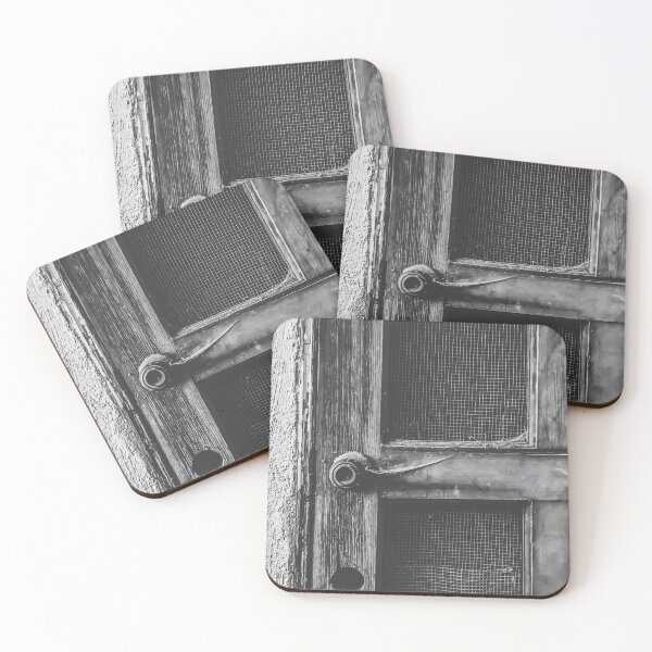Item preview, old vintage wooden door in black and white designed and sold by Mrvell.