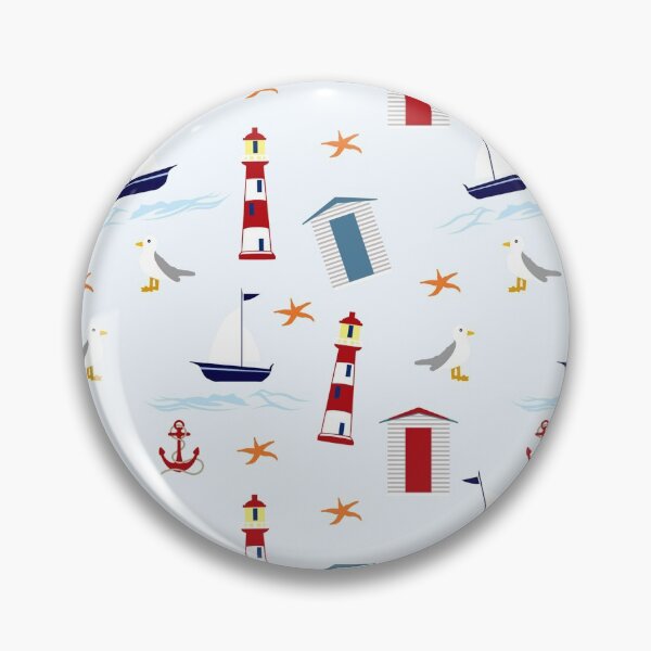 Item preview, NAUTICAL PATTERN, LIGHTHOUSES & SAILBOATS designed and sold by DigitalEffects.